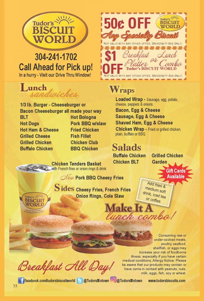 tudor-s-biscuit-world-morgantown-s-menu-guide