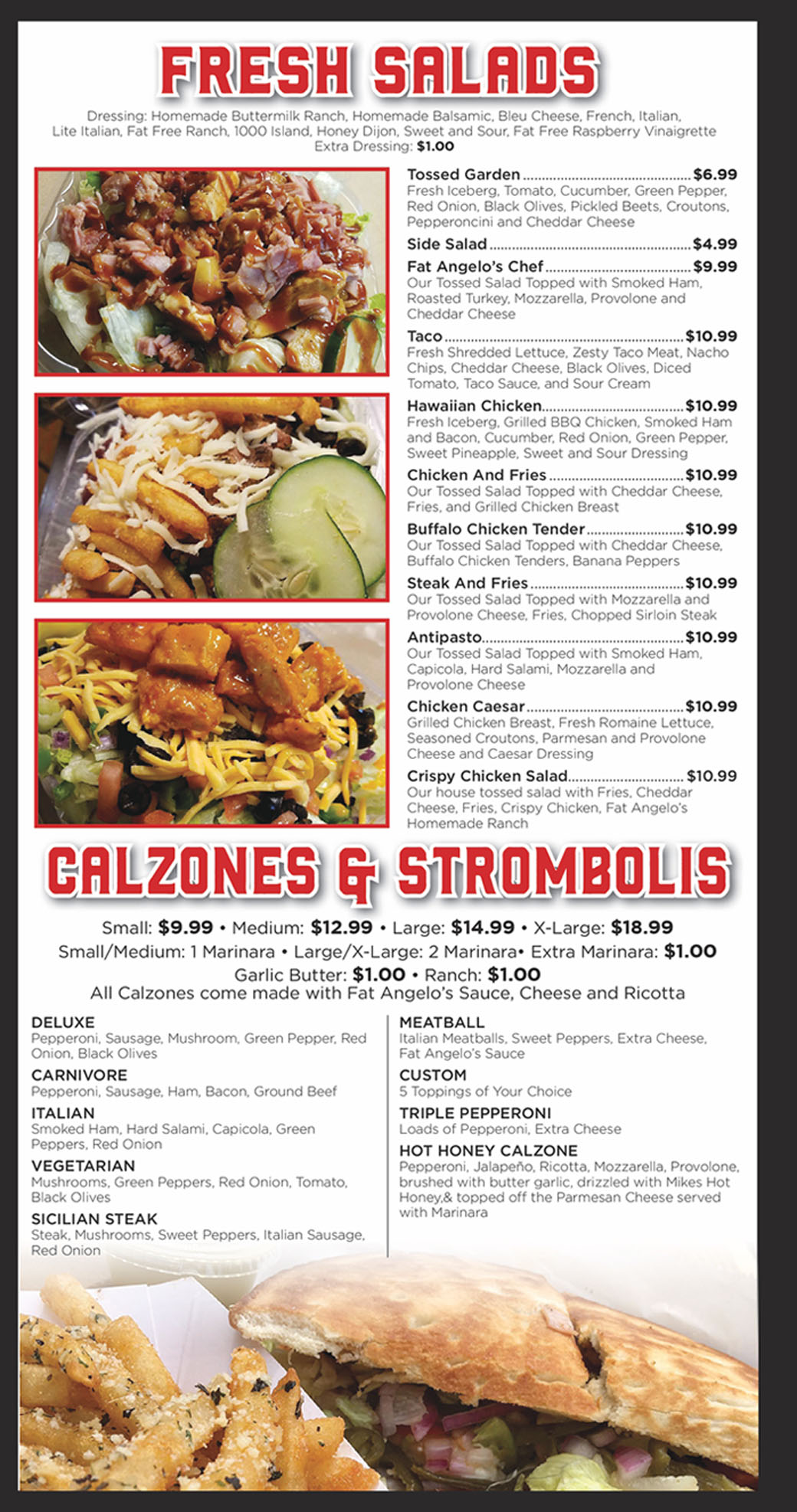 Fat Angelo’s – Morgantown's Menu Guide