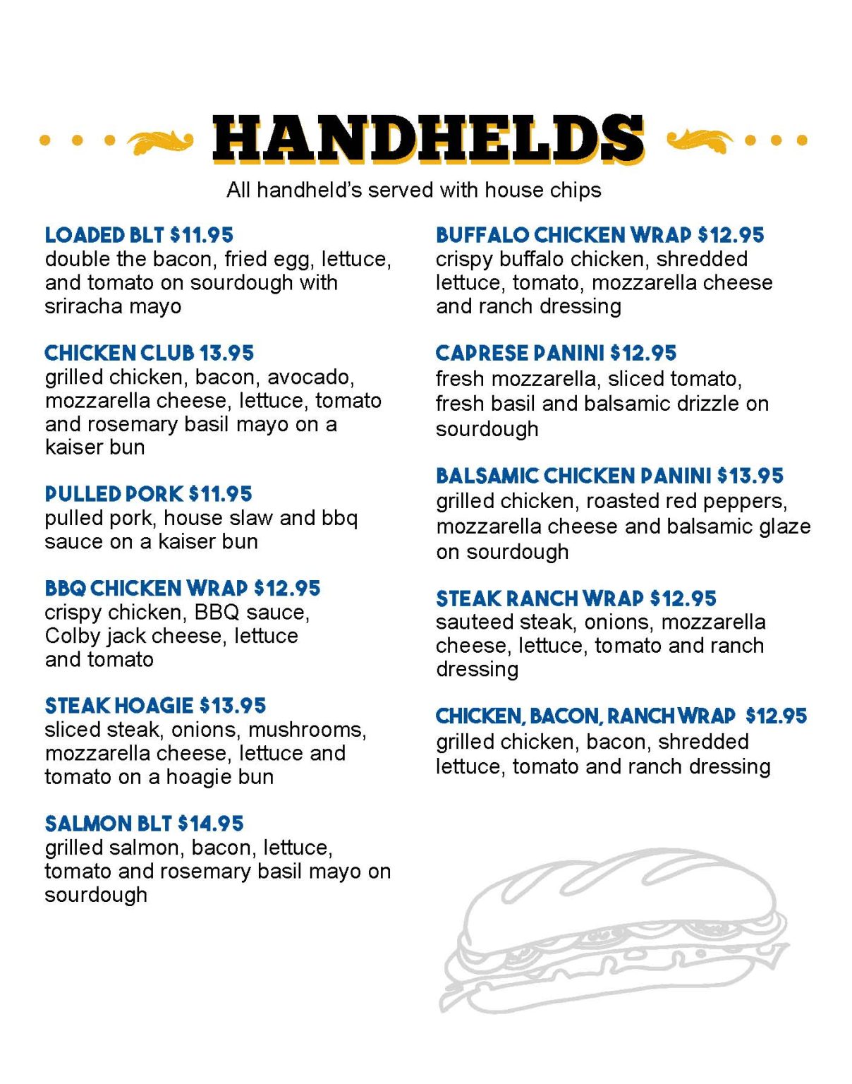 Mountaineer Tap House Menu Guide